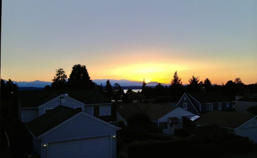 In Seattle, the Sun Sets in Different Positions