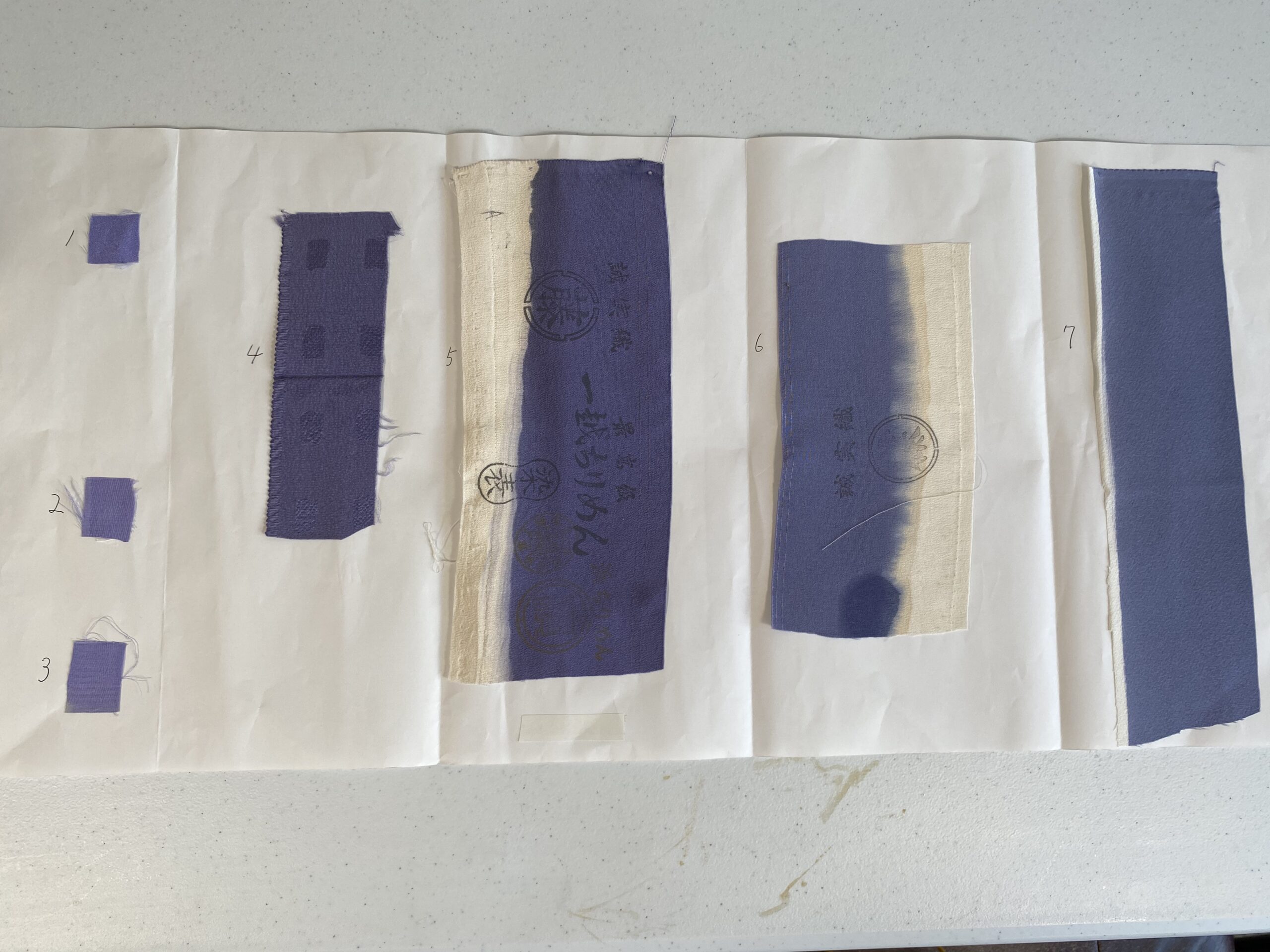 Analog Way to Choose the Base Color of My Kimono