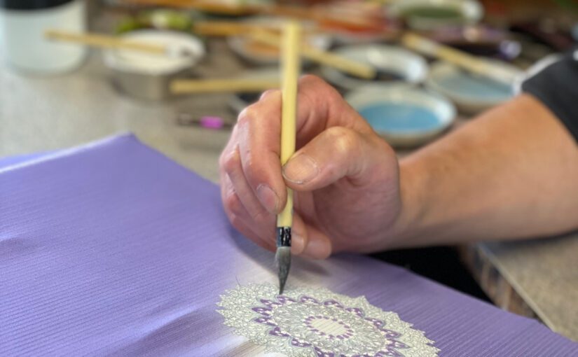 Irosashi 色挿し – Freehand Dyeing
